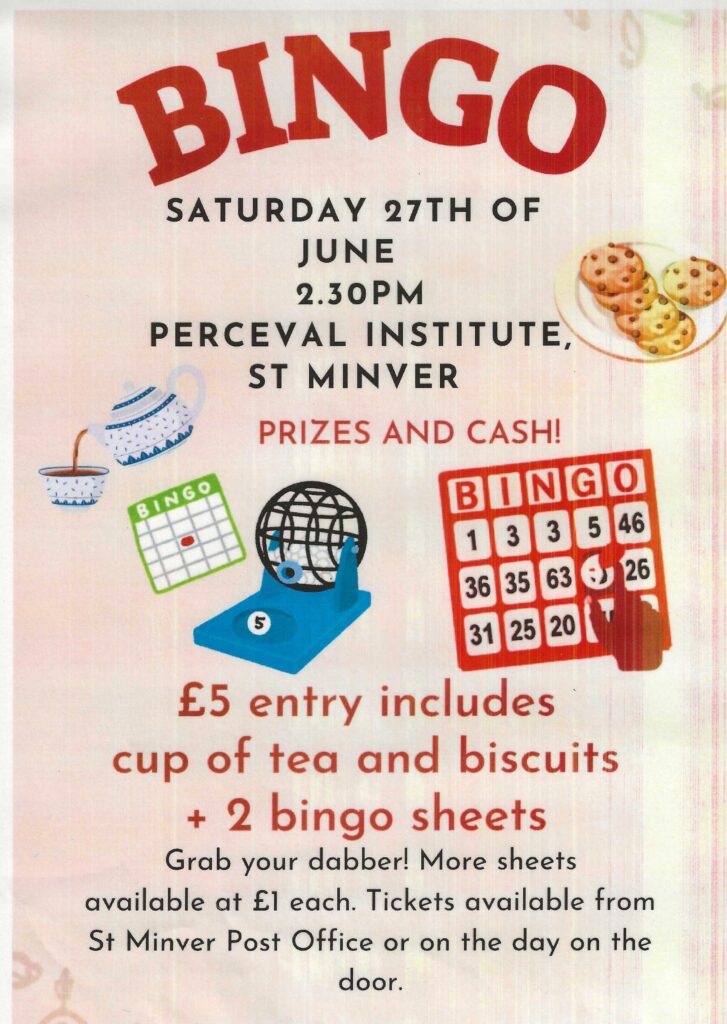 poster for Bingo at the Perceval Institute
